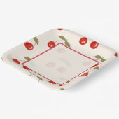 Sommer-Kirschen Pappteller (Gewinkelt)