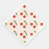 Sommer-Kirschen Serviette (Ecke)