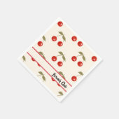 Sommer-Kirschen Serviette (Ecke)