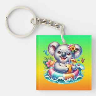 Sommer Koala Sublimations Clipart-97702 Schlüsselanhänger