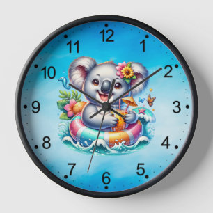 Sommer-Koala-Sublimations-Clipart-97702 Uhr