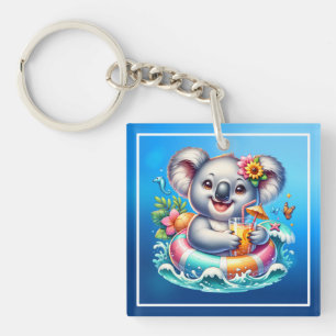 Sommer Koala Sublimations-Cliparts-97702 Schlüsselanhänger