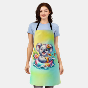 Sommer Koala Sublimations-Cliparts Schürze