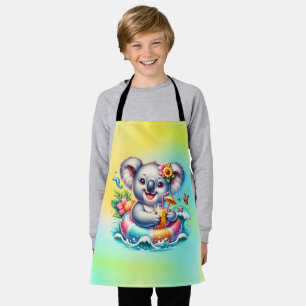 Sommer Koala Sublimations-Cliparts Schürze