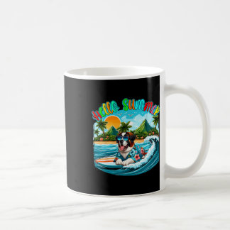 Sommer Kostüm St. Bernhard Sonnenbrille Surfen Am Kaffeetasse