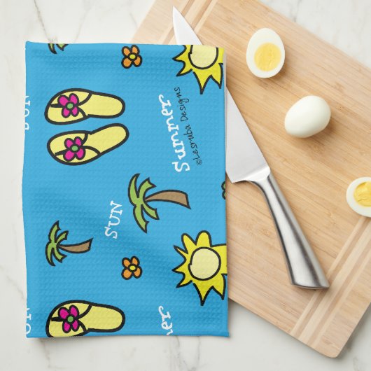 Sommer Küchentuch (Viertel Falte)
