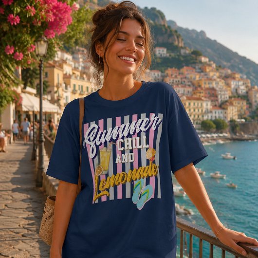 Sommer-Kühle und Limonade T-Shirt