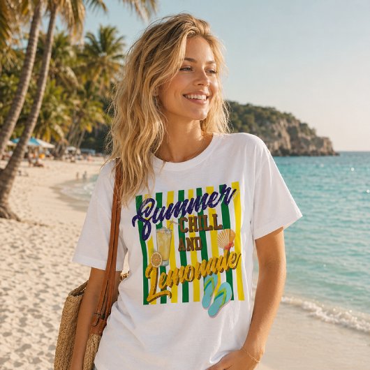 Sommer-Kühle und Limonade T-Shirt