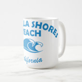 Sommer La Jolla Ufer - Kalifornien Kaffeetasse (VorderseiteRechts)