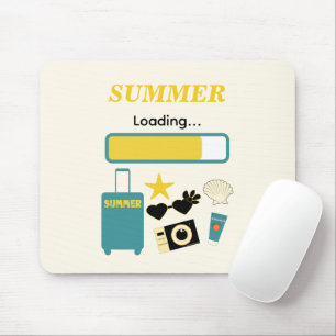 Sommer Lade Gelbe Mauspad