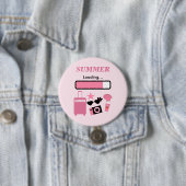 Sommer Lade Rosa Button (Beispiel)