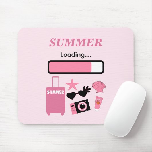 Sommer Lade Rosa Mauspad (Mit Mouse)