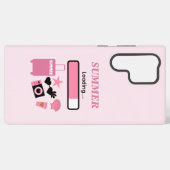 Sommer Lade Rosa Samsung Galaxy Hülle (Rückseite (Horizontal))