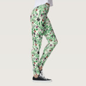 Sommer - Lady Bugs, Schmetterlinge und Blätter Leggings (Rechts)