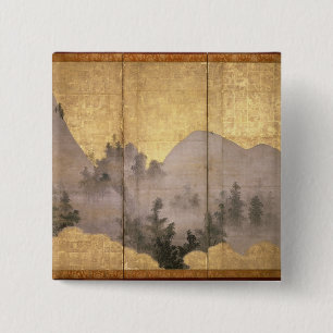 Sommer-Landschaft Button