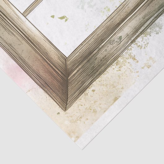 Sommer Landschaft & Holz Fenster AN6 Decoupage Seidenpapier (Ausschnitt)