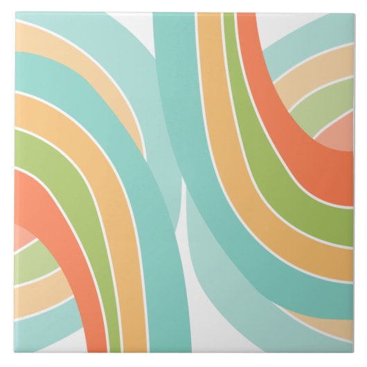 Sommer lebhaft, kurvig fliese (Vorderseite)