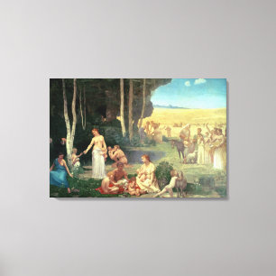 Sommer Leinwanddruck