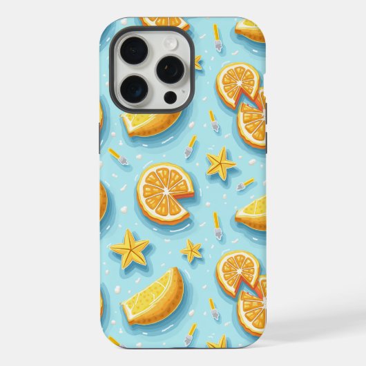 SOMMER LEMON iPhone 15 PRO FALL Hülle (Rückseite)