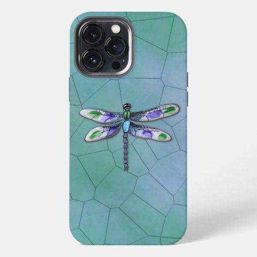 Sommer Libelle iPhone Hülle (Rückseite)