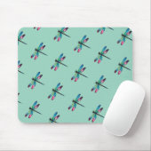 Sommer Libellen-Mauspad Mousepad (Mit Mouse)