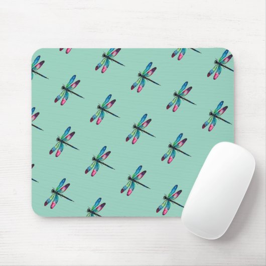 Sommer Libellen-Mauspad Mousepad (Mit Mouse)