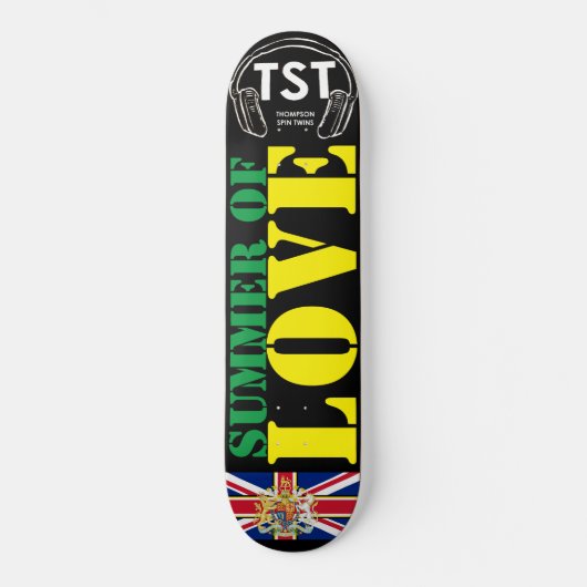 SOMMER-LIEBE (UK) Skateboard (Vorderseite)