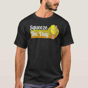 Sommer-Limonaden-Stand-Quetsch-Tag-Fruchtsaft-Wort T-Shirt