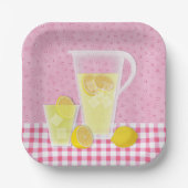 Sommer-Limonaden-Teller Pappteller (Vorderseite)