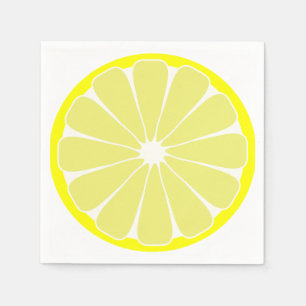 Sommer-Limonen-Frucht-Partyservietten Serviette