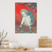 Sommer macht mich blauer Print Poster (Küche)