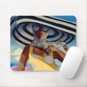 Sommer-Mädchen III Mousepad (Mit Mouse)