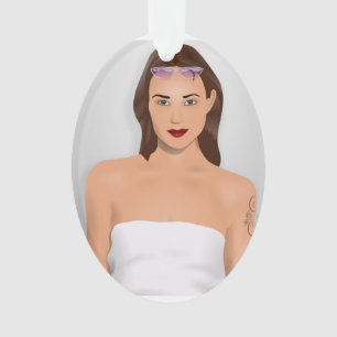 SOMMER Mädchen Ornament