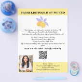 Sommer-Makler-Marketing-Flyer mit QR-Code Flyer (Einzeln)