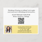 Sommer-Makler-Marketing mit QR-Code Postkarte (Rückseite)
