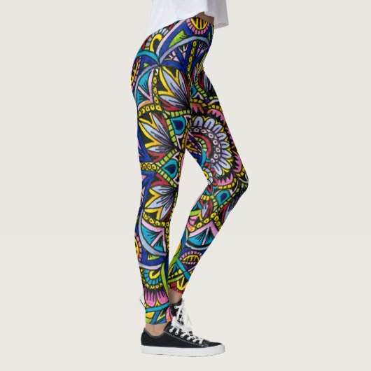 Sommer-Mandala Leggings (Rechts)