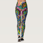 Sommer-Mandala Leggings (Rückseite)