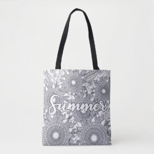 Sommer-Mandalas Farbspass Tasche
