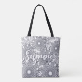 Sommer-Mandalas Farbspass Tasche (Rückseite)