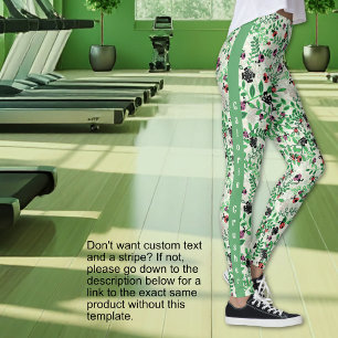 Sommer - Marienkäfer, Schmetterlinge Blätter-Text Leggings