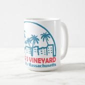 Sommer Martha's Vineyard- Massachusetts Kaffeetasse (VorderseiteRechts)