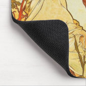 Sommer-Mausunterlage Alphonse Mucha Mousepad (Ecke)