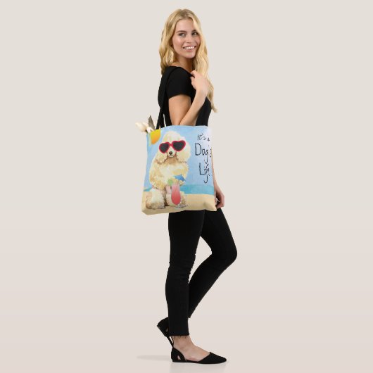 Sommer-Miniaturpudel Tasche (Am Model)