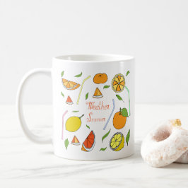 Sommer Minimalistisches Niedliches Obst ist frisch Kaffeetasse