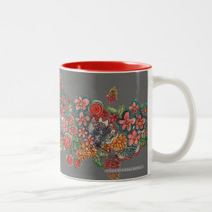Sommer mit Catherine-Tasse Zweifarbige Tasse