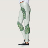 Sommer mit grünem Leaf Leggings (Links)