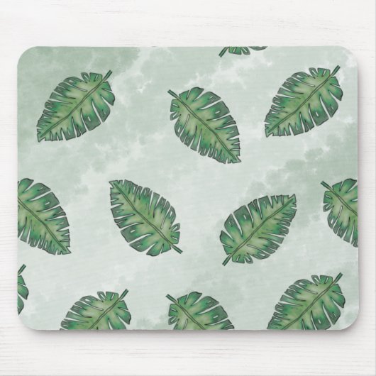 Sommer mit grünem Leaf Mousepad (Vorne)
