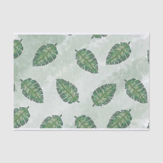 Sommer mit grünem Leaf Seidenpapier (Vorderseite)