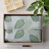 Sommer mit grünem Leaf Seidenpapier (Geschenk)