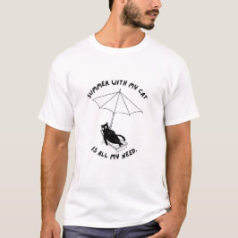 Sommer mit meiner Katze all meine Liebhaber von Ka T-Shirt